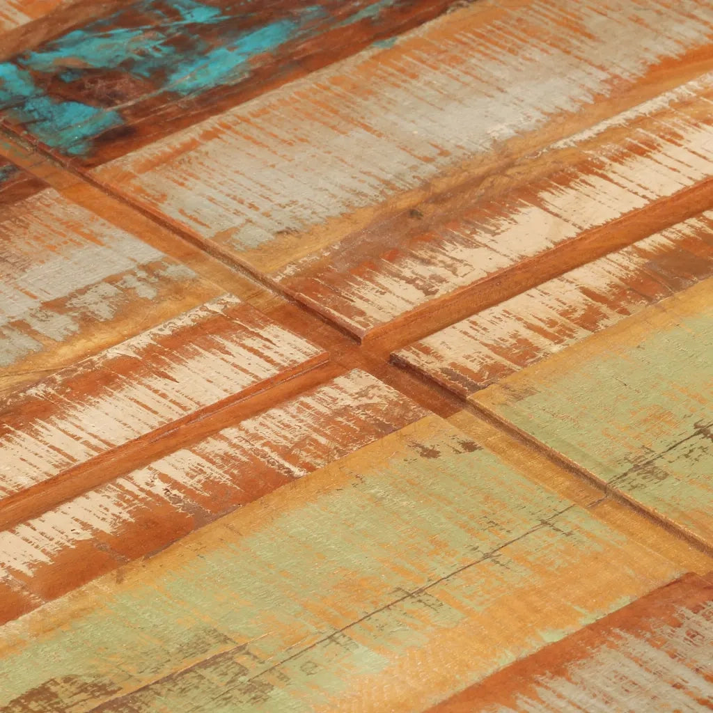 Tavolino da Salotto 80x80x28 cm in Legno Massello di Recupero 323594