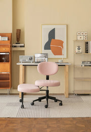 Sedia da Ufficio Velvet ¨C MINIMAL ¨C Girevole 360¡ã, Poggiapiedi Integrato, Regolabile