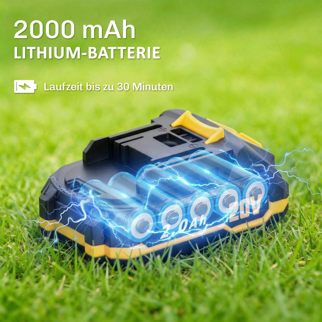 Tosaerba Elettrico a Batteria ¨C Zephmum ¨C 100W 51cm ABS Arancione