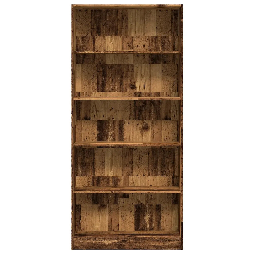 Libreria Legno Antico 80x24x176 cm in Legno Multistrato 857860