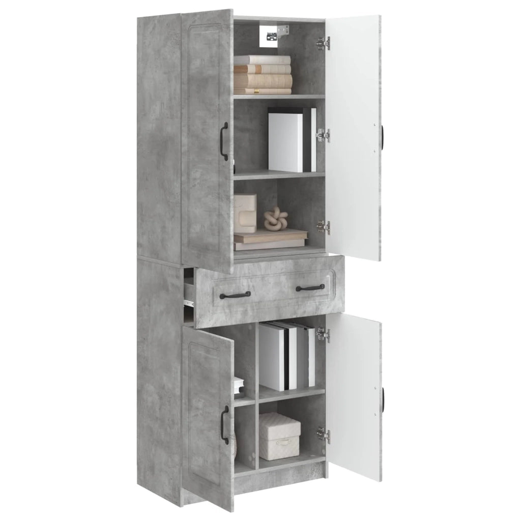 Set di armadi 2 pcs Grigio Cemento Legno ingegnerizzato 3416991