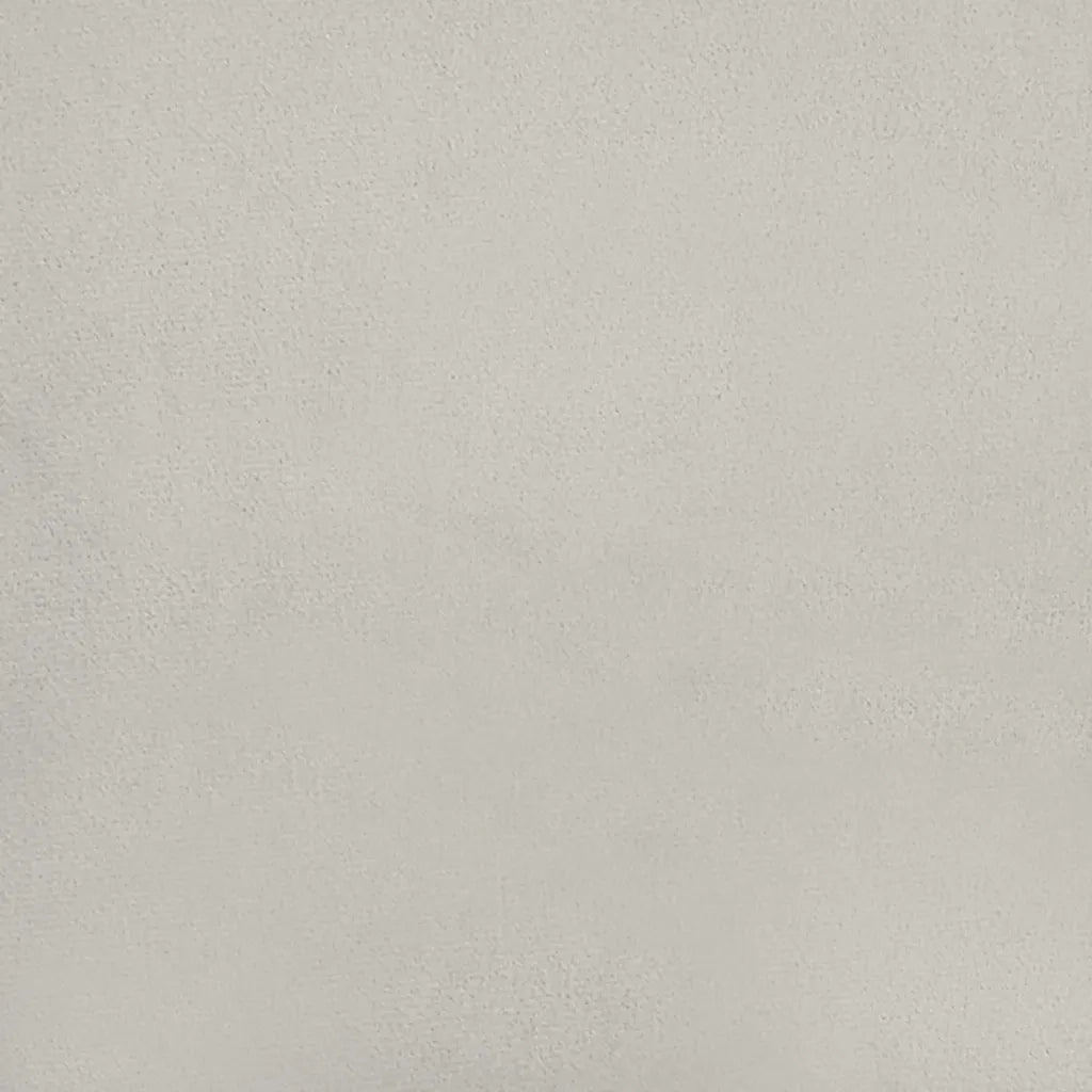 Sgabello Rotondo con Contenitore Grigio Chiaro in Velluto 31 x 37 cm 340285