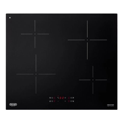 Piano Cottura A Induzione De Longhi Design Pin 62 4 Fuochi (L60xP52) Vetroceramica Nero