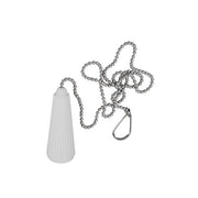 MANIGLIA BIANCA CON CATENELLA 70 CM- GOPLA- pezzi 1