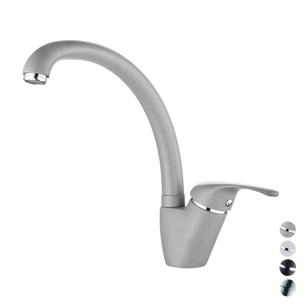 Miscelatore lavello monocomando DH Livorno Granito Bianco