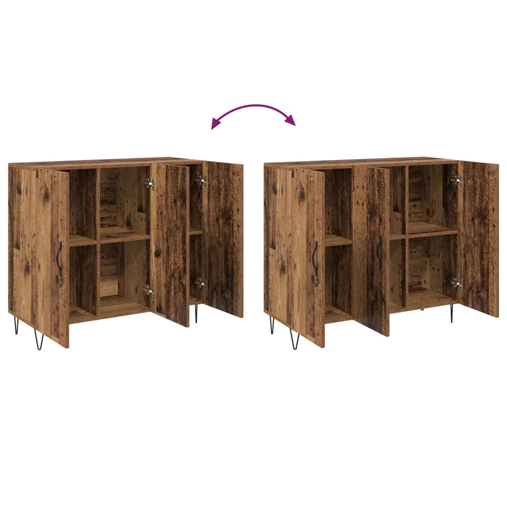 Credenza Legno vecchio 90 x 32,5 x 80 cm Legno multistrato 879582