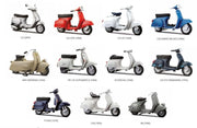 Maisto PIaggio Vespa modellini in metallo 1:18, 1 pezzo modello casuale,Eta 8+