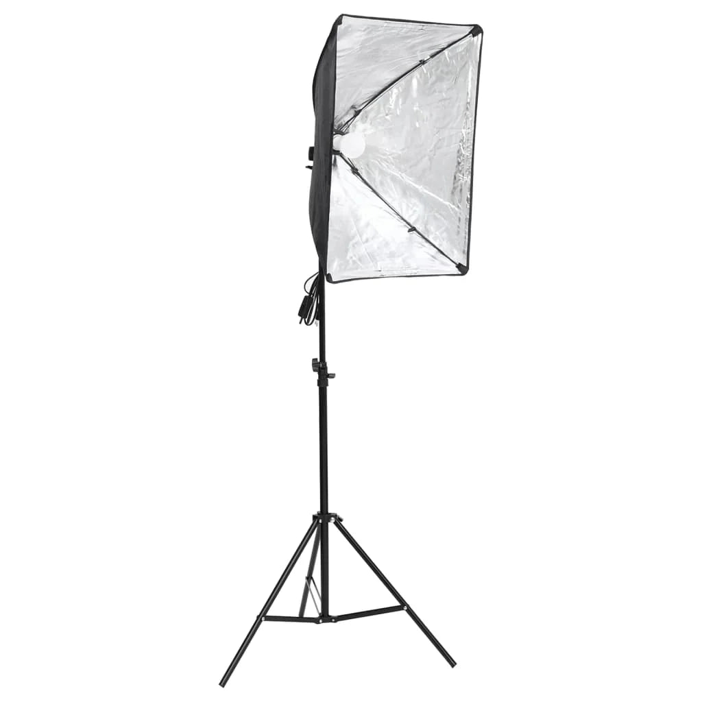 Kit studio fotografico con softbox e fondale nero 02_0042399