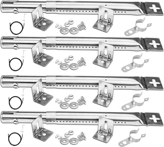 Otturatori di Riscaldamento in Acciaio Inossidabile Universali per Barbecue - 31-45cm - 4 pezzi