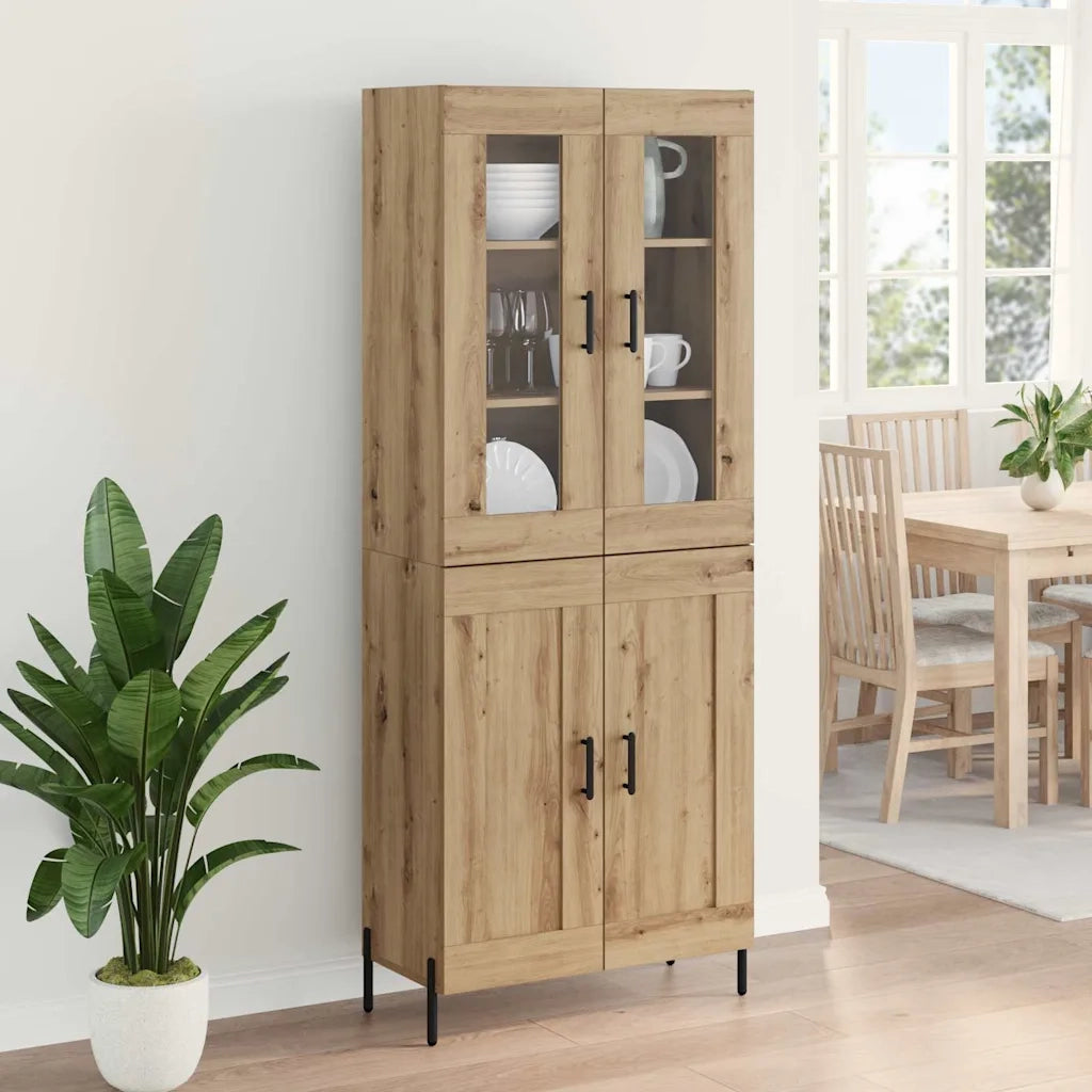 Credenza | Madia | Buffet da pranzo | Armadio da pranzo Rovere artigianale 69,5 x 34 x 180 cm