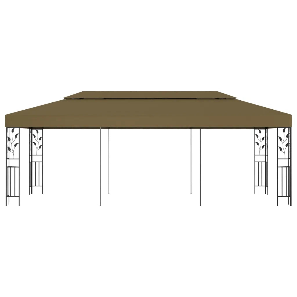 Gazebo 6x3 m Grigio Talpa 180 g/mÂ²