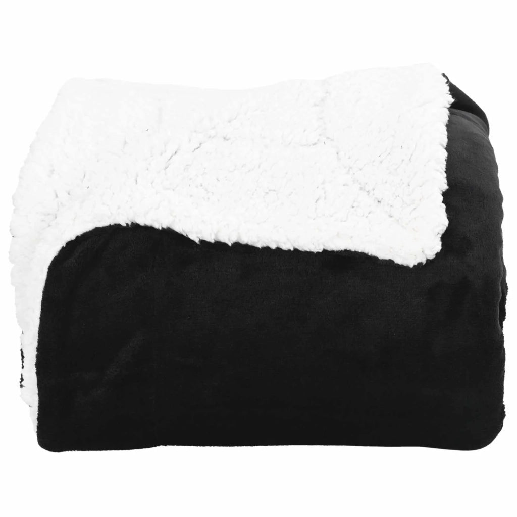 Coperta Nero 130 x 150 cm Panno