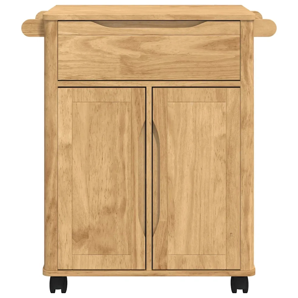 Carrello da Cucina FLORO Marrone cerato 72,5 x 45 x 80 cm