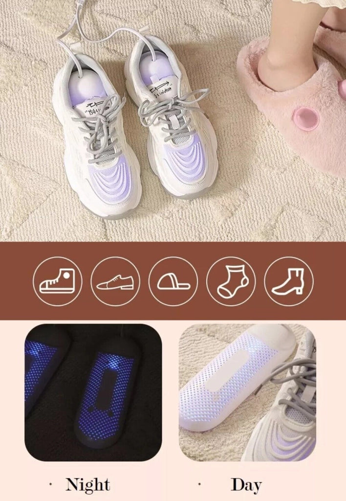 2 ESSICCATORE TOGLIE UMIDITA ASCIUGA SCALDA STIVALI SCARPE SCARPONI SCI HXW02