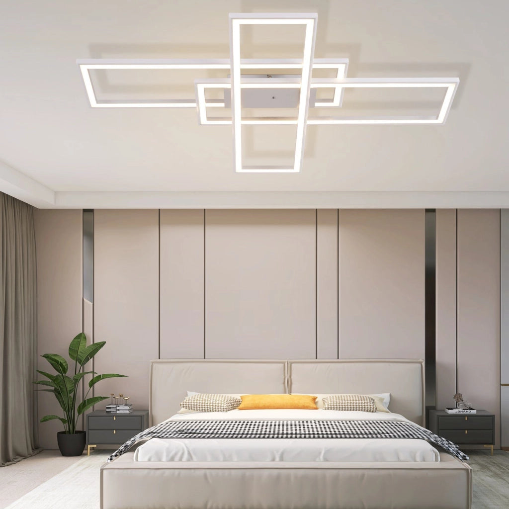 ZMH Lampada da soffitto plafoniera LED dimmerabile RGB telecomando per soggiorno camera letto