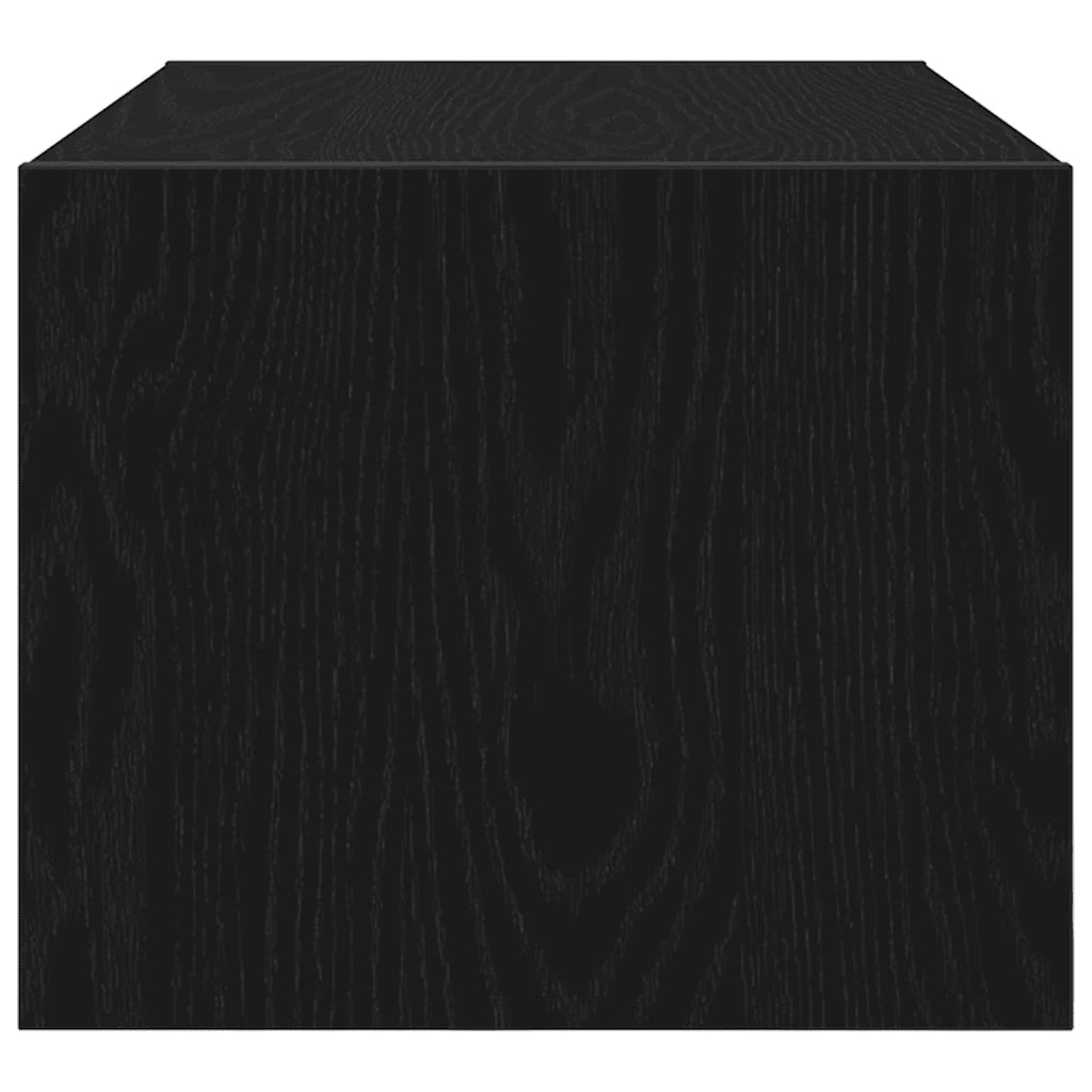 Mobili TV 2 pz Rovere Nero 60x31x25,5 cm in Legno Multistrato 861439