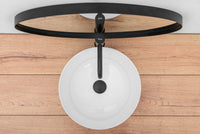 Lavabo Da Appoggio In Ceramica Stella White