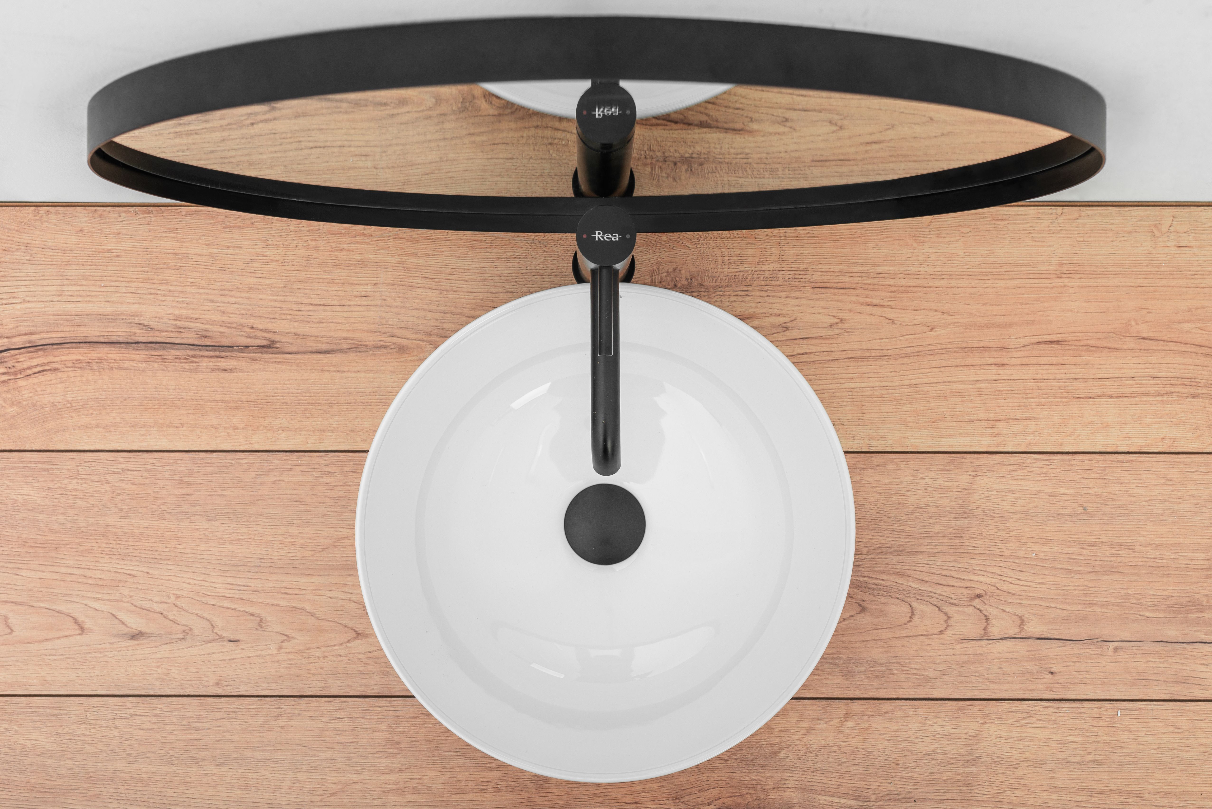 Lavabo Da Appoggio In Ceramica Stella White