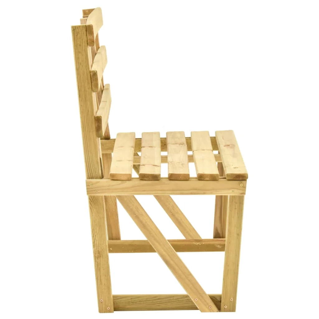 Panca da giardino mobili da esterno terrazza 120 x 50 x 90 cm legno di pino impregnato 02_0011195