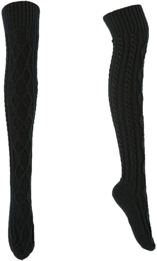 Calze per donne in lana - alta caviglia - overknee - calze per stivali lunghi - calze per donne - colore beige - moda - comodo e stile - accessori moda per donne - invernali - per ragazze e donne.