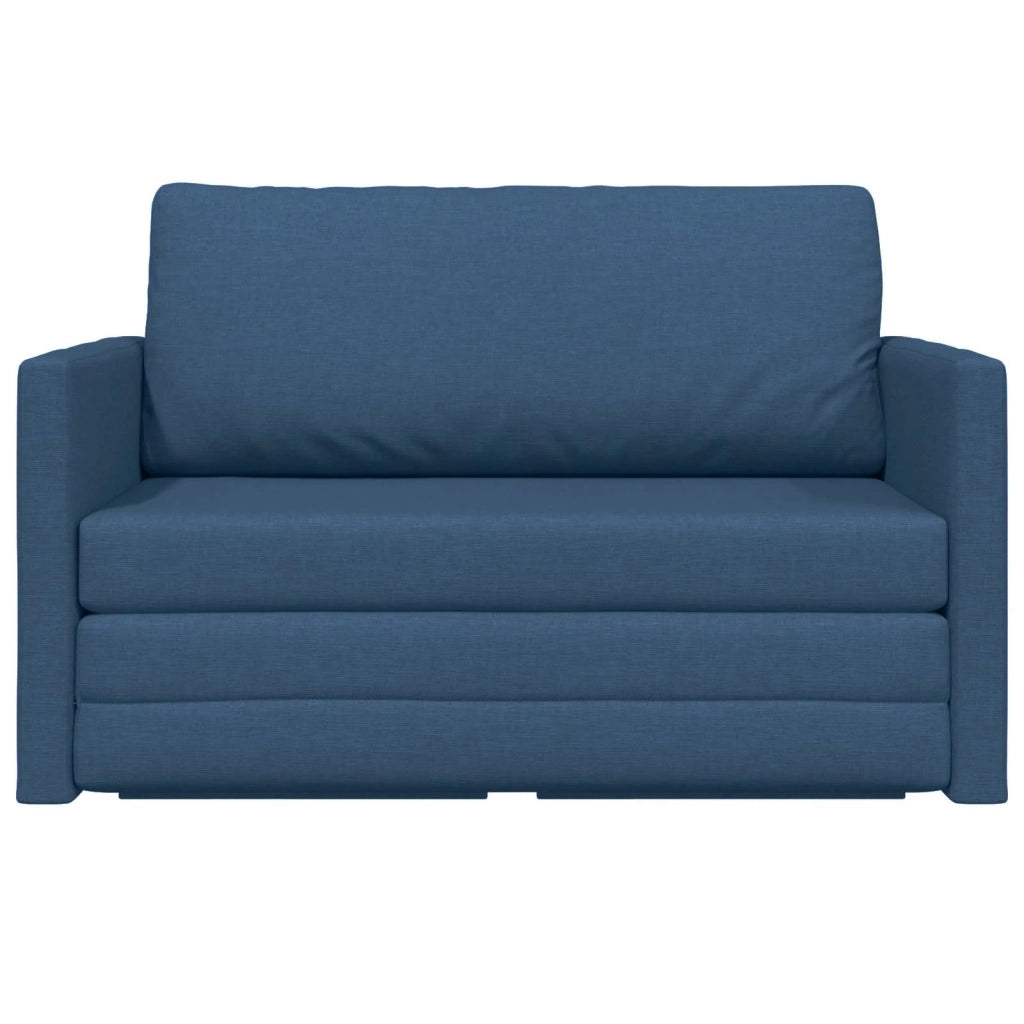 Divano letto 110cm Blu Tessuto 4106698