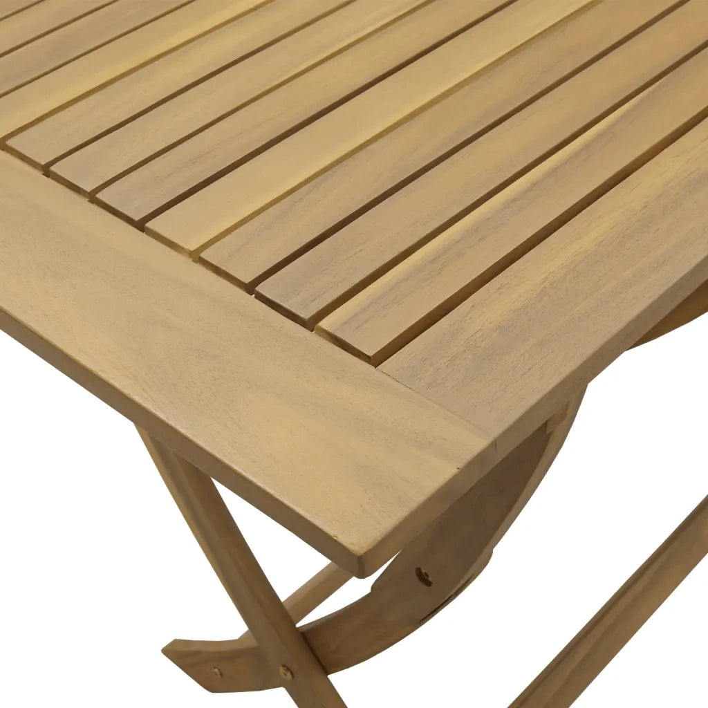 Set da Pranzo per Giardino 5 pz | Set Salotto da Giardino in Legno Massello di Acacia