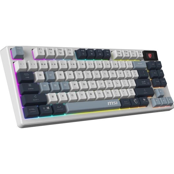 Msi keyboard italian, white dark blue25 light blue forge gk600 tkl w sky it - S11-43ITP01-HH9