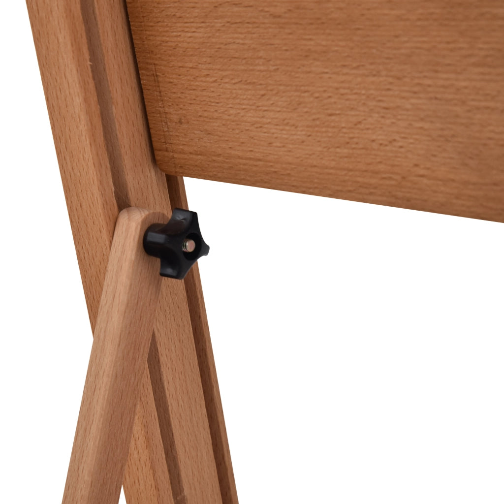 Cavalletto in Legno Altezza Regolabile con Rack ¨C zephmum ¨C Naturale 171x230cm