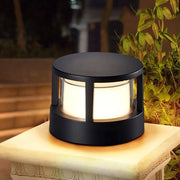 Lampada a terra esterna LED con soffitto in alluminio - IP65 impermeabile - lampada da giardino da balcone da terrazza - 3000 K luce calda bianca