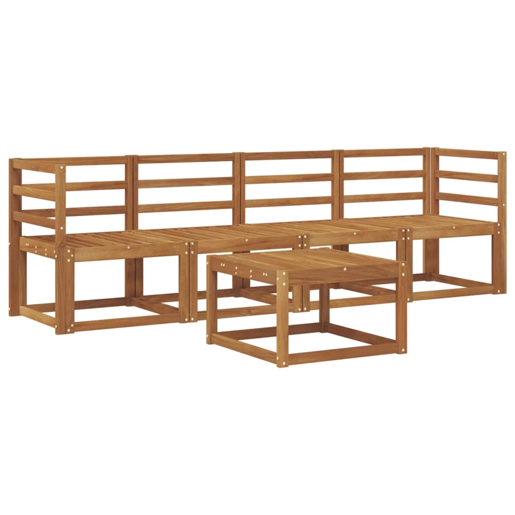 Set di divani da esterno 5 pcs Naturale