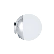Lampada applique led tonda con attacco per specchi senza cornice in resine termoplastice D042 serie Gedy DELOS Cromato
