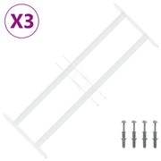 Griglia di Sicurezza per Finestre con 2 Traverse 3 pz 43-74 cm CFW5766936