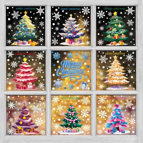 Decorazioni di Natale, elementi di albero di Natale, adesivi creativi per albero di Natale