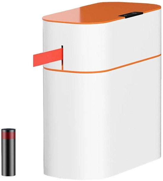 Cestino Automatico con Sensore - Cestino Intelligente per Cucina, Bagno, Ufficio (Bianco)