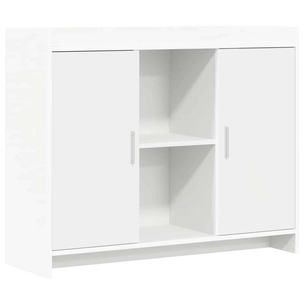 Credenza Bianco 98,5 x 33 x 80 cm Legno ingegnerizzato 8011131