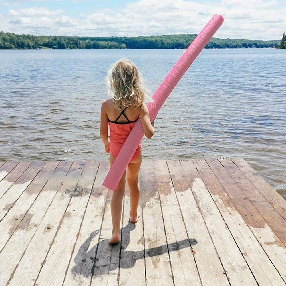 Trade Shop - Tubo Galleggiante Per Piscina ø6x150cm Rosa Per Esercizi Giochi In Acqua 062899d -