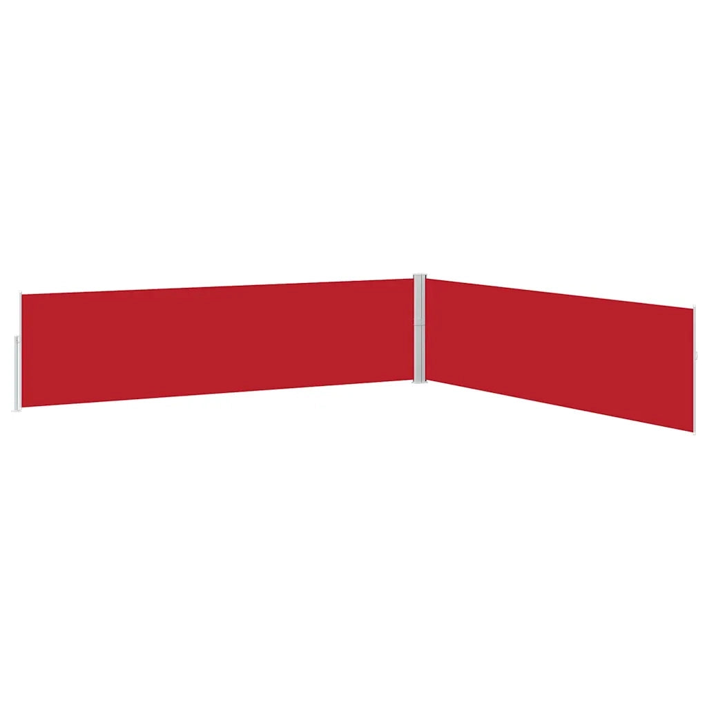 Tenda Laterale Retrattile per Patio 170x1200 cm Rossa