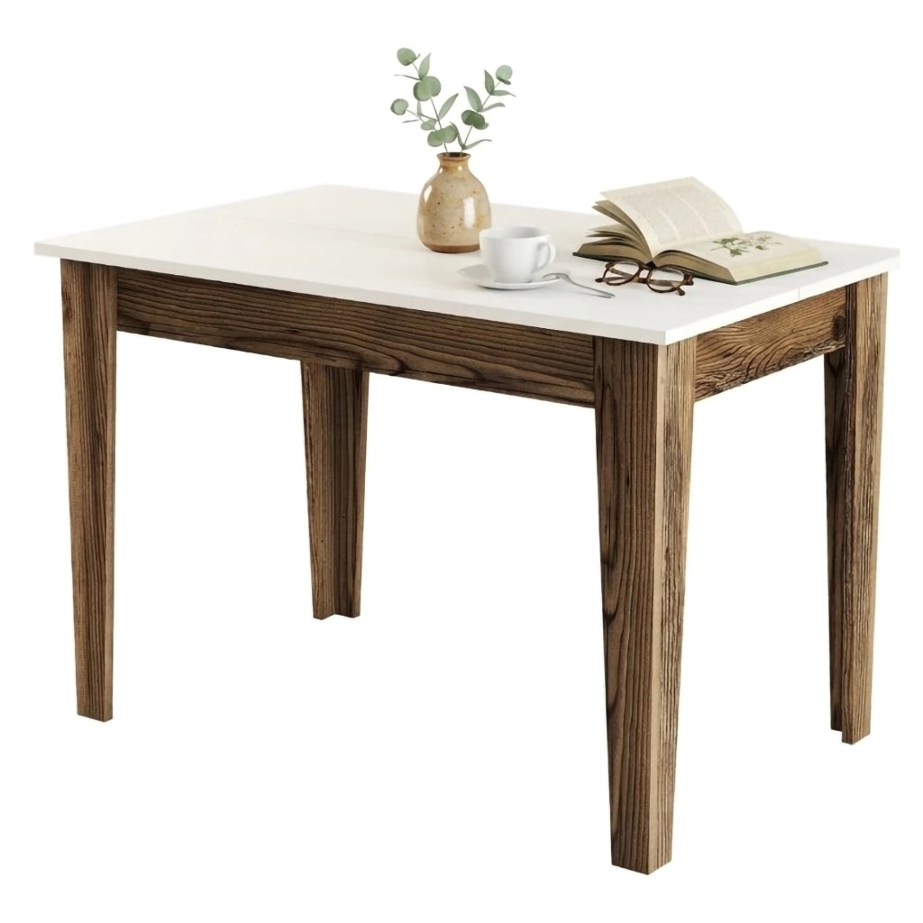 Zane, Tavolo Fisso 6 Posti, 110x72x75h cm Marrone Noce