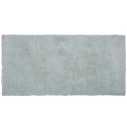 Tappeto shaggy in misto cotone e poliestere verde 80 x 150 cm soffice pelo lungo