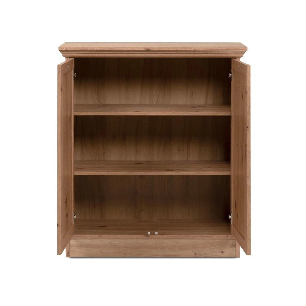 Madia 2 ante rovere anticato Timber01A 80x35x90H Il fascino del legno naturale nella tua casa