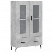 Buffet credenza cassettiera mobiletto mobile contenitore organizer cucina soggiorno salotto alto 69,5 x 31 x 115 cm legno ingegnerizzato grigio 02_0034468