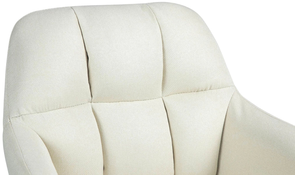 Barhocker Natoma Stoff weiЯ