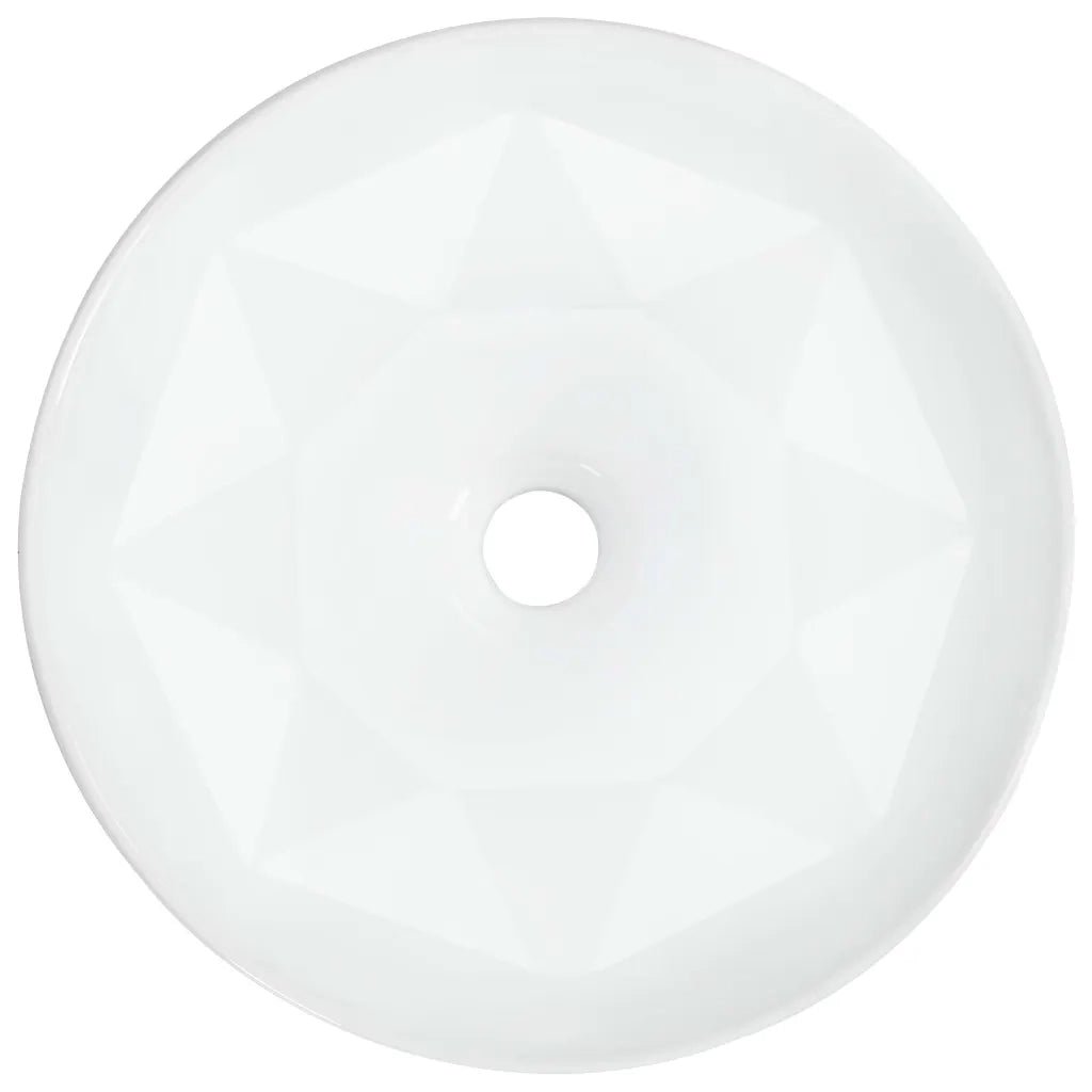 Lavandino 36x14 cm in Ceramica Bianco CFW6454936