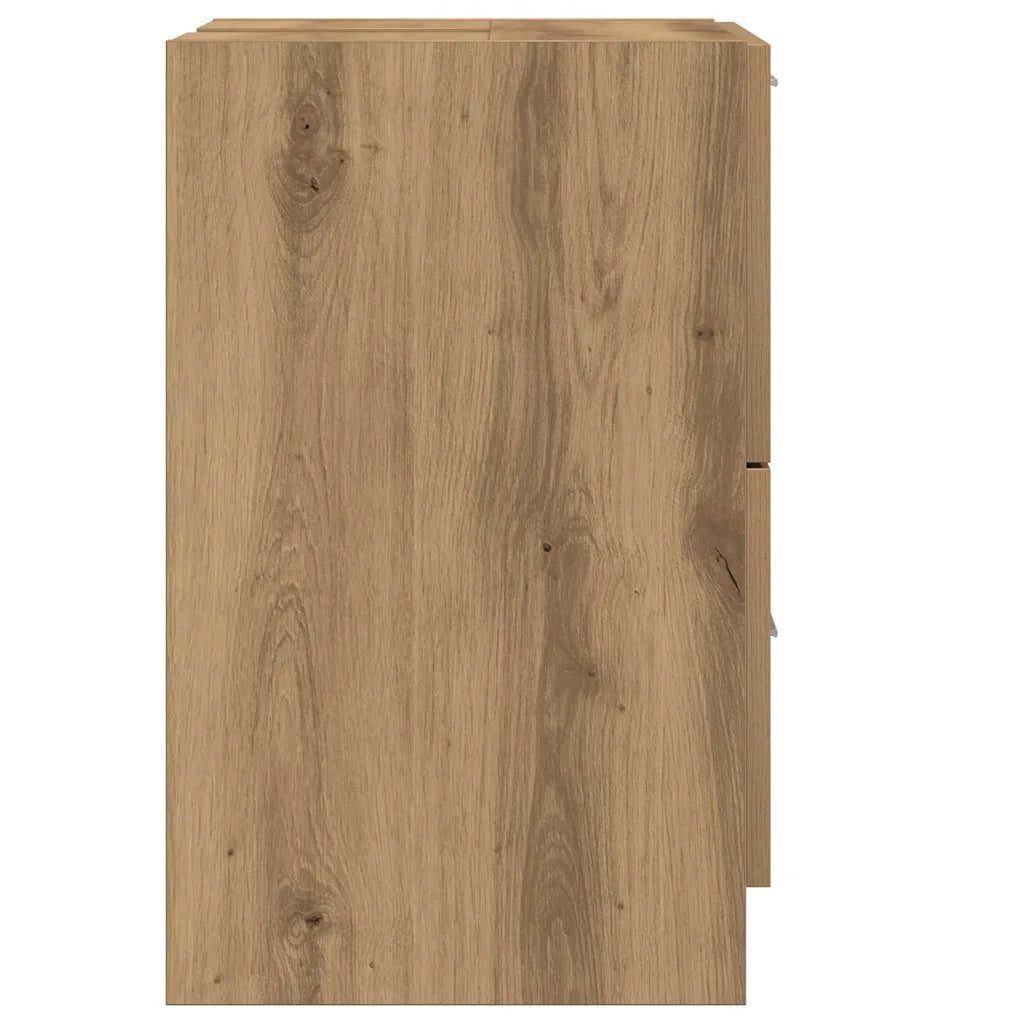 Mobile da Bagno con cassetto Rovere artigianale 40 x 37 x 59 cm 868813