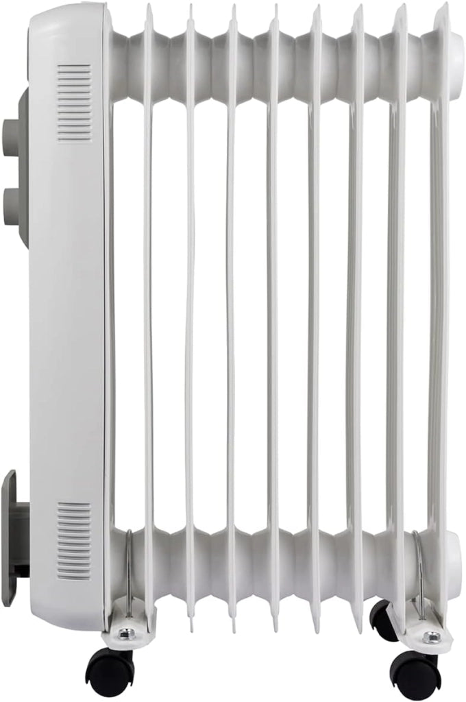 Bimar HO429 Termosifone Elettrico, Radiatore ad Olio a Basso Consumo, Calorifero con 9 Elementi e 5 Canali di Circolazione