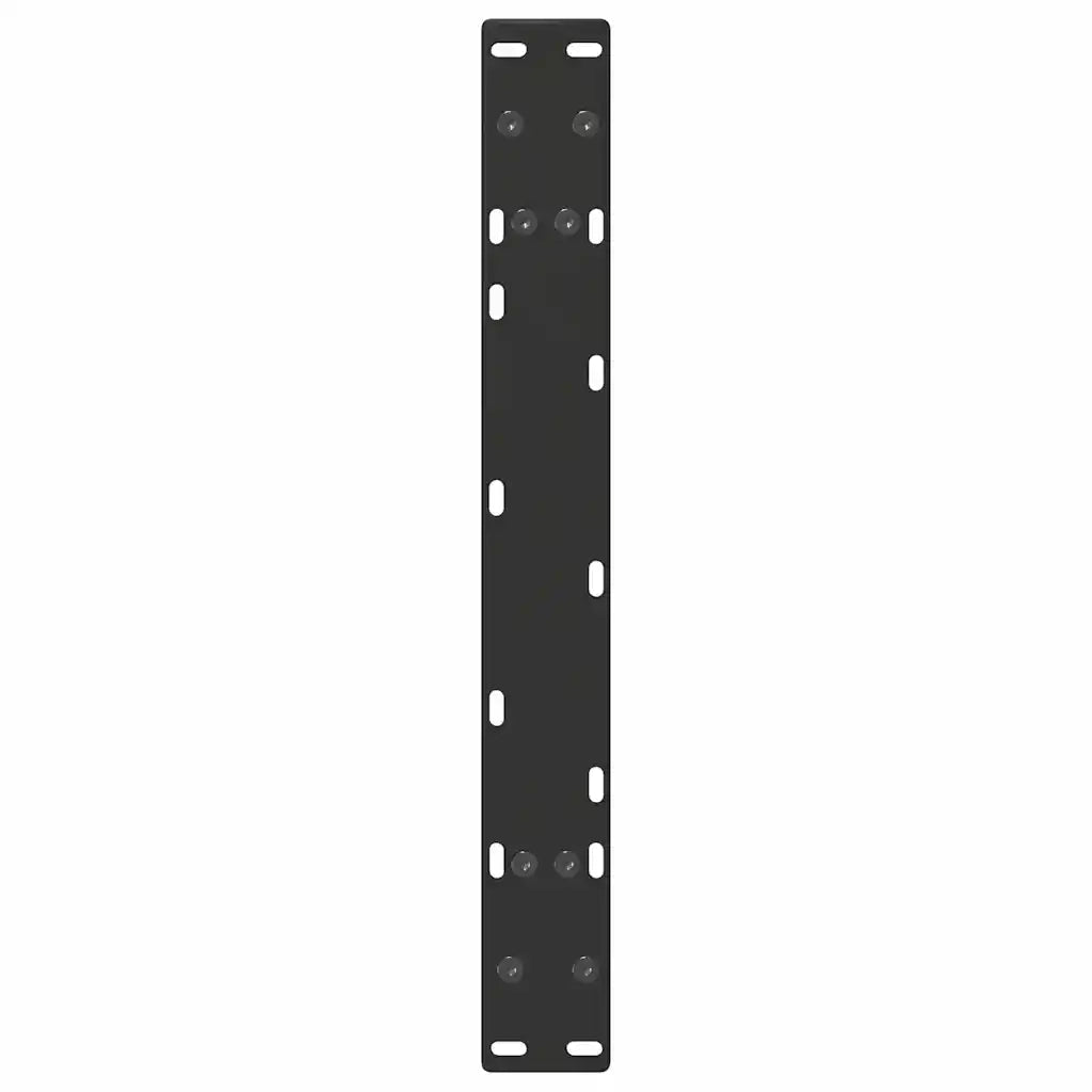 Gambe per Tavolino da CaffÃ¨ a Forma di A 2 pz Nere 70x(30-31) cm Acciaio