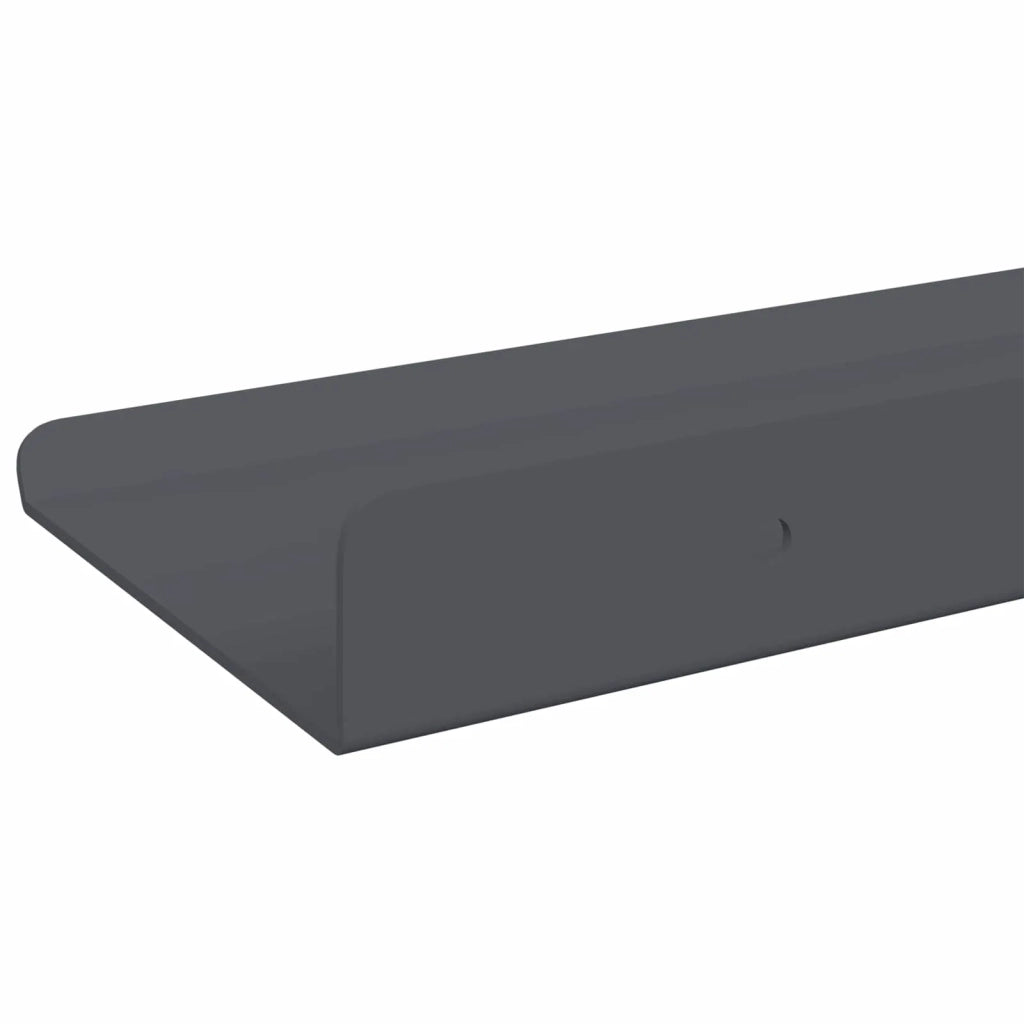 Mensola sospesa 3 pcs Antracite 40 x 9 x 2,5 cm Acciaio 8003932