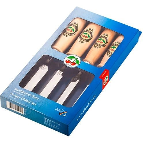 Kirschen set scalpelli 1181 SB 4 pezzi in scatola di cartone