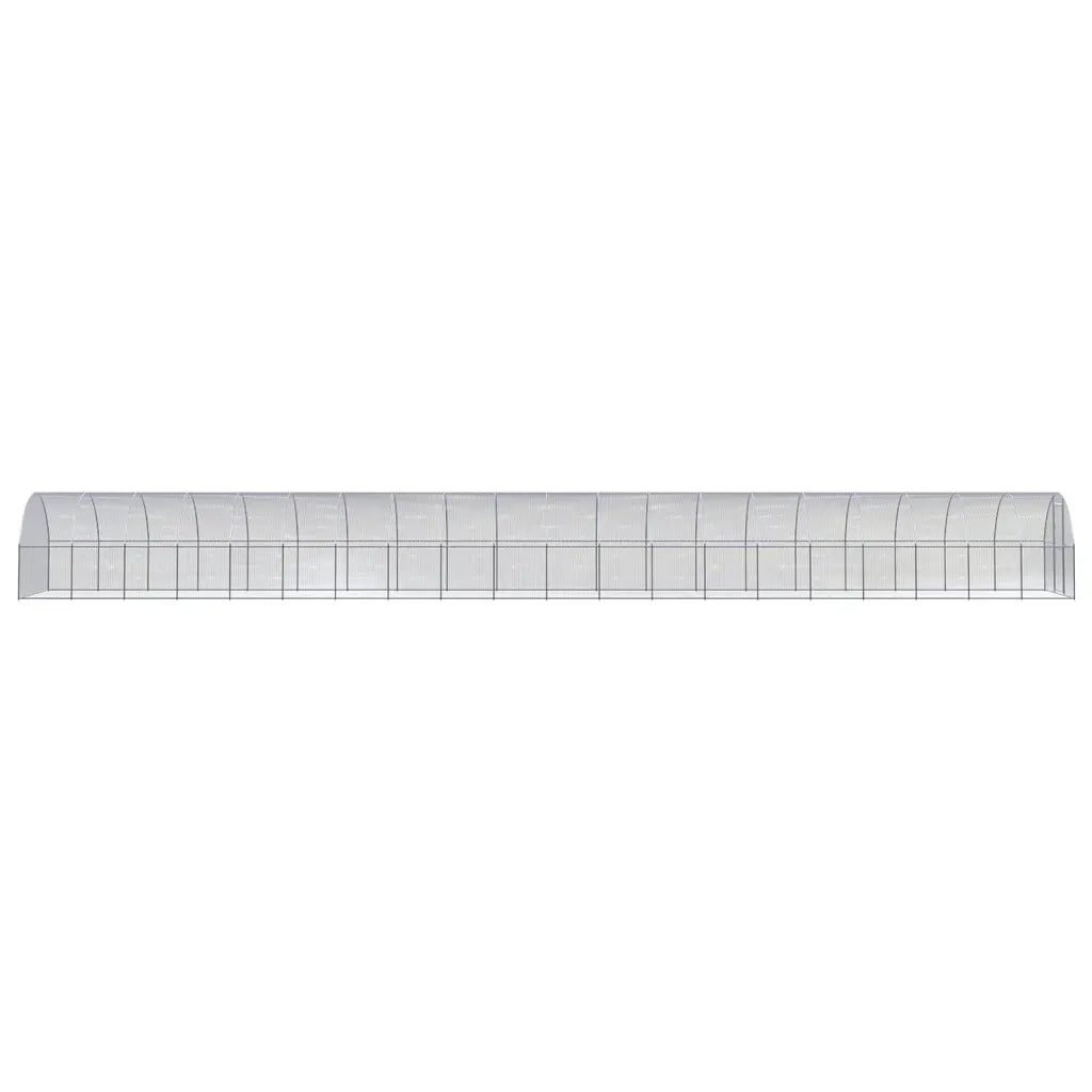 Gabbia per Polli da Esterno 3x20x2 m in Acciaio Zincato 3095470
