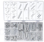 Set di lenti assortito in acciaio inossidabile per compressione con diverse setole di estensione 200 pezzi kit di setole in acciaio con scatola per attrezzi e apparecchiature attrezzi da mano automotive ricerca